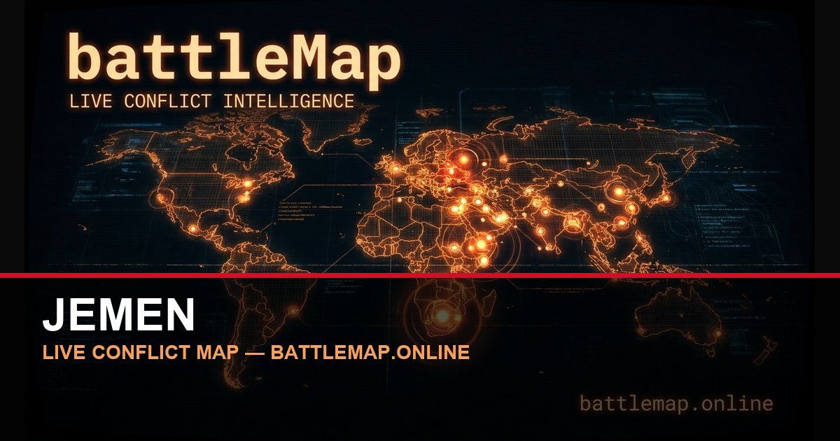 Yemen War Live Map — Houthi Attacks, Red Sea · battleMap